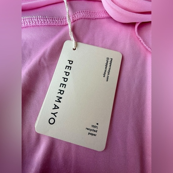 Peppermayo Women’s Cecilia Rose Mini Dress Candy Pink Size US 6 NWT - Picture 8 of 11